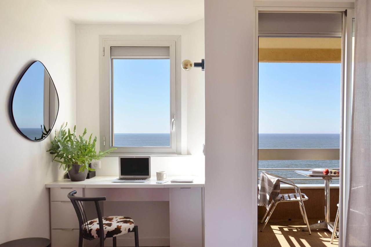 Nouvelle Vague Modern Ocean View Studio W Balcony - Swimming Pool Biarritz Eksteriør billede