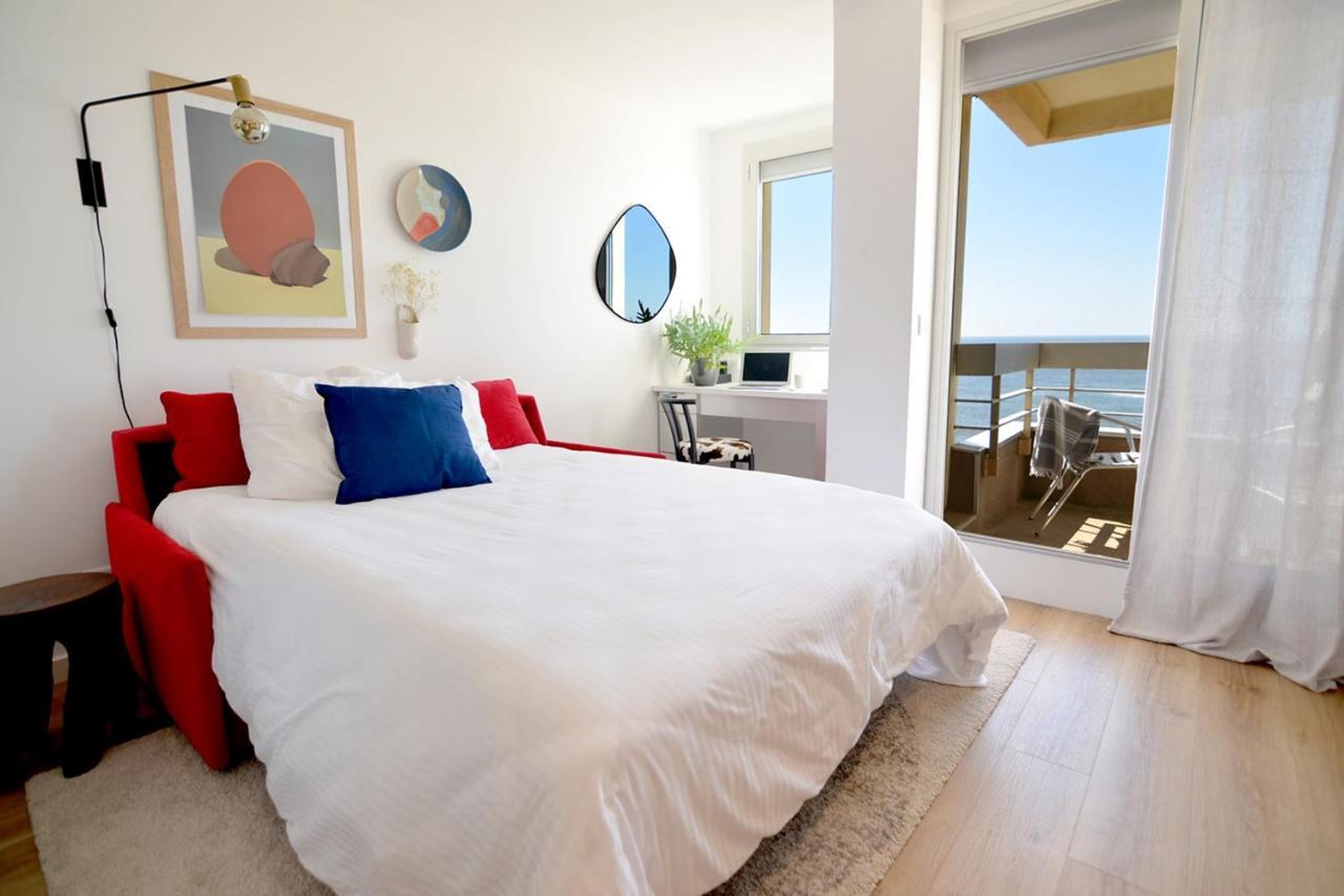 Nouvelle Vague Modern Ocean View Studio W Balcony - Swimming Pool Biarritz Eksteriør billede