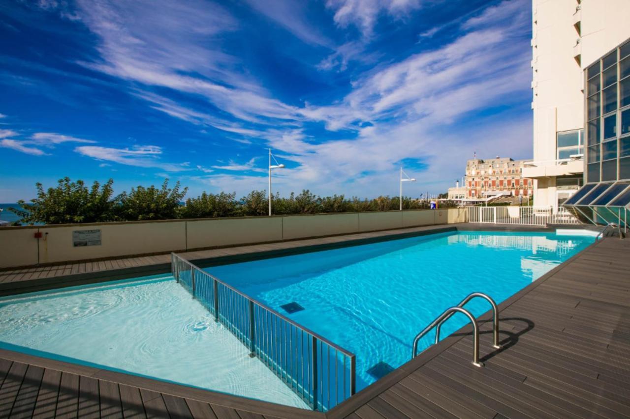 Nouvelle Vague Modern Ocean View Studio W Balcony - Swimming Pool Biarritz Eksteriør billede